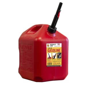 Midwest Can 5-Gallon Auto Shut-Off Gasoline Can: $21 Midwest Can 5-Gallon Auto Shut-Off Gasoline Can: $21
