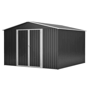 10x10-Foot Outdoor Metal Shed: $268 10x10-Foot Outdoor Metal Shed: $268