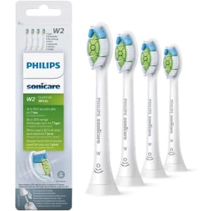 Philips Sonicare W DiamondClean Replacement Heads 4-Pack: $32 Philips Sonicare W DiamondClean Replacement Heads 4-Pack: $32