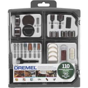 Dremel 709-02 110-Piece Rotary Tool Accessory Kit: $17.98 Dremel 709-02 110-Piece Rotary Tool Accessory Kit: $17.98