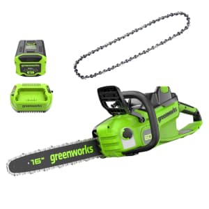 Greenworks 60V 16" Brushless Electric Chainsaw: $139 Greenworks 60V 16" Brushless Electric Chainsaw: $139