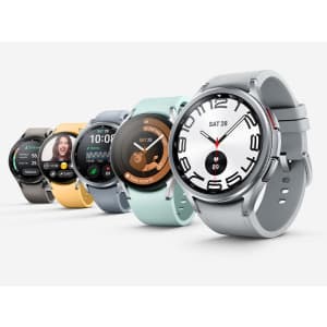 Samsung Galaxy Watch 6 Classic Bluetooth Smartwatches: $90 off + up to $250 off w/ Trade-in Samsung Galaxy Watch 6 Classic Bluetooth Smartwatches: $90 off + up to $250 off w/ Trade-in