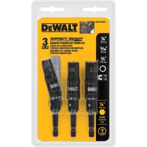 DeWalt 3-Piece Impact-Ready Magnetic Pivoting Nut Driver Set: $13.98