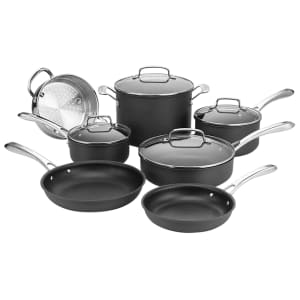 Cuisinart 11-Piece Hard Anodized Nonstick Cookware Set: $102