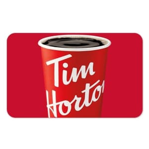 Tim Horton's Gift Card Black Friday Deal at Amazon: Up to 20% off Tim Horton's Gift Card Black Friday Deal at Amazon: Up to 20% off
