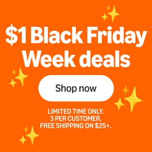 Amazon Haul Black Friday $1 Flash Sale: Deals for $1 or less Amazon Haul Black Friday $1 Flash Sale: Deals for $1 or less