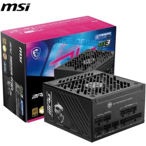 MSI MPG 1,000W Fully Modular Gaming Power Supply: $130