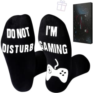 Do Not Disturb I'm Gaming Socks: $1.99 w/ Prime
