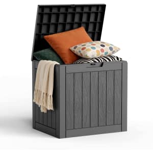 30-Gallon Outdoor Deck Box: $19 30-Gallon Outdoor Deck Box: $19