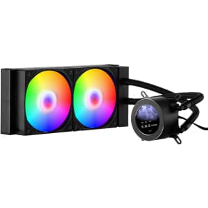 Vevor 240mm AIO CPU Liquid Cooler with LCD: $47.04