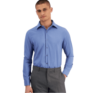 Alfani Men's Slim Fit 4-Way Stretch Dress Shirt: $11