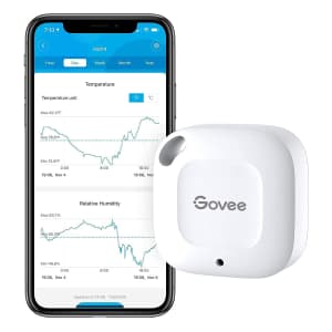 Govee Bluetooth Hygrometer Thermometer: $12