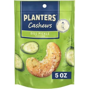 Planters 5-oz. Dill Pickle Cashews: $3.32 via Subscribe & Save