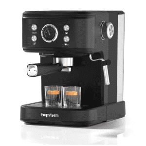 20-Bar Semi-Automatic Espresso Machine: $88
