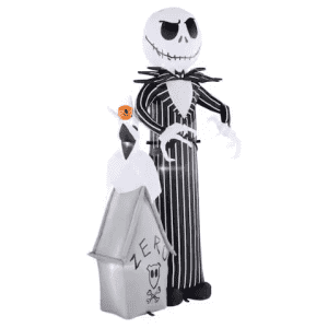 Disney 6-Foot Jack Skellington & Zero w/ Doghouse AirBlown Display: $45