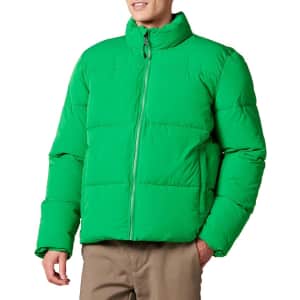 Amazon Essentials Men's Mock Neck Puffer Jacket: $24