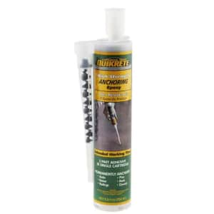Quikrete 8.6 oz. High Strength Anchoring Epoxy: $29