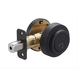 Amazon Basics Contemporary Round Deadbolt Key Lock 6-Pack: $45