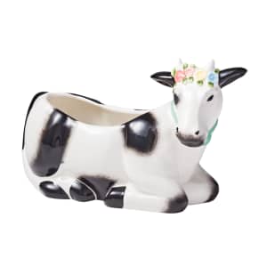 The Pioneer Woman Cow Ceramic Planter: $12.44