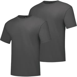 Hanes Men's Beefy T-Shirt 2-Pack: $8