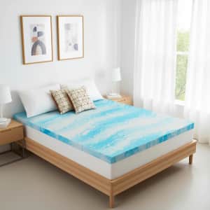 2" Gel Infused Memory Foam Mattress Topper: $17.99 2" Gel Infused Memory Foam Mattress Topper: $17.99