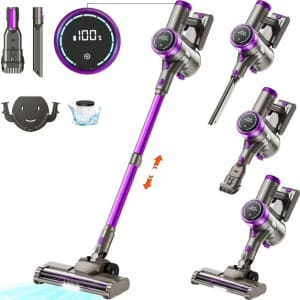 Kanfauq Cordless Stick Vacuum Cleaner: $73.90