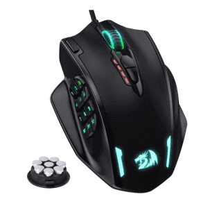 Redragon M908 RGB Backlight LED USB Wired Gaming Mouse: $17