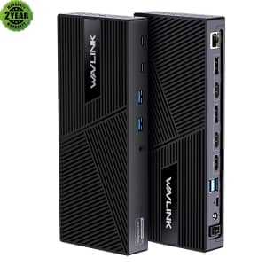 Refurb Wavlink USB-C 15-in-1 Docking Station Hub: $91