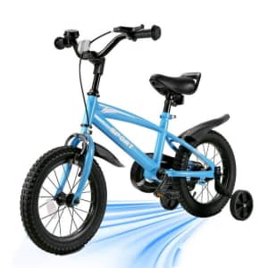 Naipo Kids' 14" Bicycle w/ Training Wheels: $56.99
