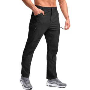 Pudolla Men's Tactical Cargo Hiking Pants: $19.71