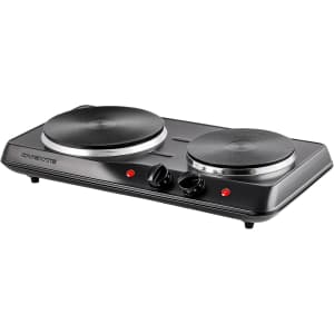 Ovente Electric Countertop Double Burner. It's the best price we could find by $14.