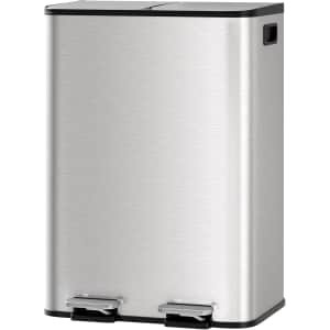 GarveeHome Dual Trash & Recycle Bin 16-Gal.: $89.99