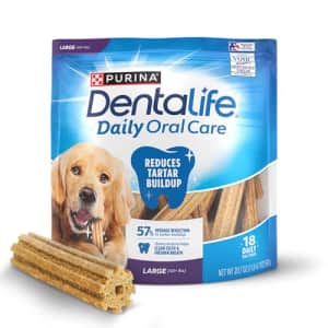 Purina DentaLife Large Dog Dental Chews 18 ct: $7.82 via Sub & Save Purina DentaLife Large Dog Dental Chews 18 ct: $7.82 via Sub & Save