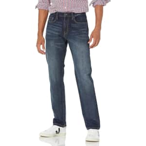 Amazon Essentials Men's Athletic-Fit Stretch Jeans: $14