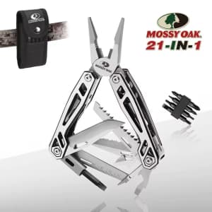 Mossy Oak 21-in-1 Multi Function Pliers: $17.06