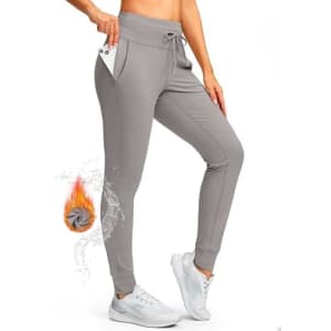 Santiny Women's Fleece Lined Joggers: $17.49 Santiny Women's Fleece Lined Joggers: $17.49