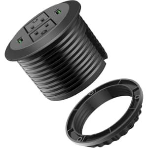 1,500W 3" Desk Power Grommet w/ 10-Foot Cord: $9.77
