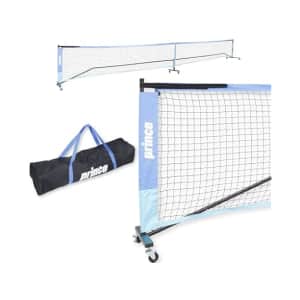 Prince Full Court Pickleball Net & Wheels: $60