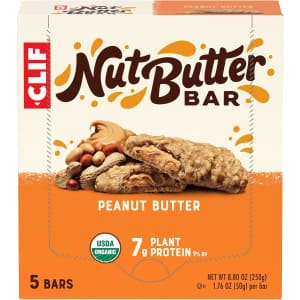 Clif Nut Butter Bar Peanut Butter Energy Bar 5-Pack: $5.94 via Sub & Save