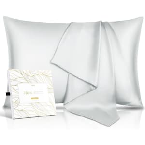 Ioion 20" x 26" 100% Pure Mulberry Silk Pillowcase: $13.49 Ioion 20" x 26" 100% Pure Mulberry Silk Pillowcase: $13.49