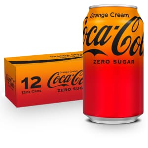 Coca-Cola Zero Sugar Orange Cream Soda 12-Pack: 4 for $18 w/ Sub & Save