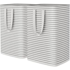 Lifewit Laundry Hampers 2-Pack: $12