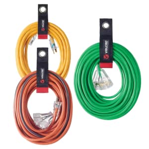 Velcro Easy Hang Extension Cord Holder 3-Pack: $9 Velcro Easy Hang Extension Cord Holder 3-Pack: $9