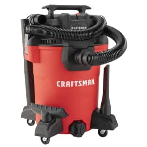 Craftsman 8-Gallon 3.5 HP Wet/Dry Shop Vacuum w/ Accessories: $49.98