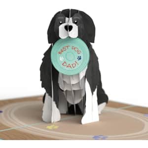 Lovepop Dog Dad Pop-Up Card: $3 Lovepop Dog Dad Pop-Up Card: $3