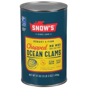 Snow's Ocean Chopped Clams 51-oz. Can: $8.87 via Sub. & Save