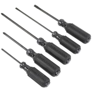 Klein Tools Blackout 5-Piece Screwdriver Set: $15 in-cart