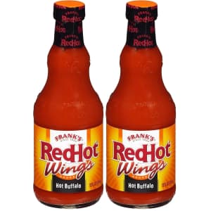 Frank's RedHot Hot Buffalo Wings Sauce 12-oz. Bottle 2-Pack: $4.78