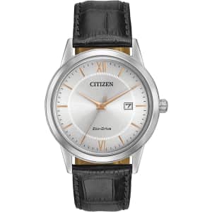 Citizen Men's Classic Eco-Drive Leather Strap Watch: $143 w/ Prime