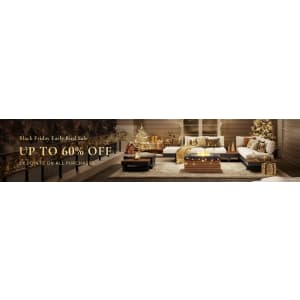 Homary Black Friday Early Bird Sale: Up to 60% Off + Extra 15% Off